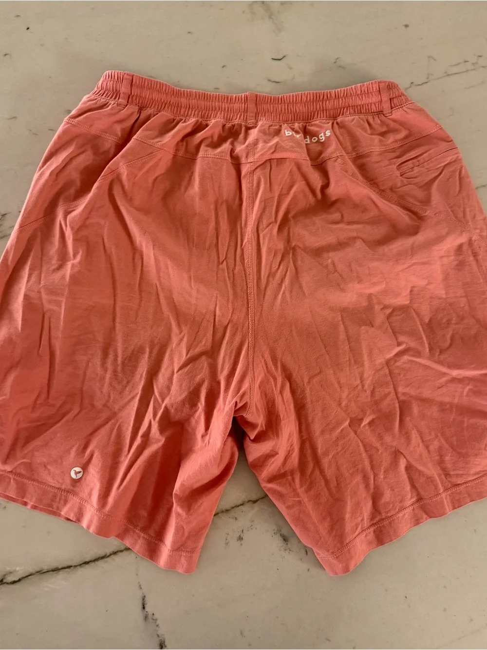 Birddogs Shorts Men’s XXL Long Salmon Lined Athletic Boom For Your Boomstick 7”